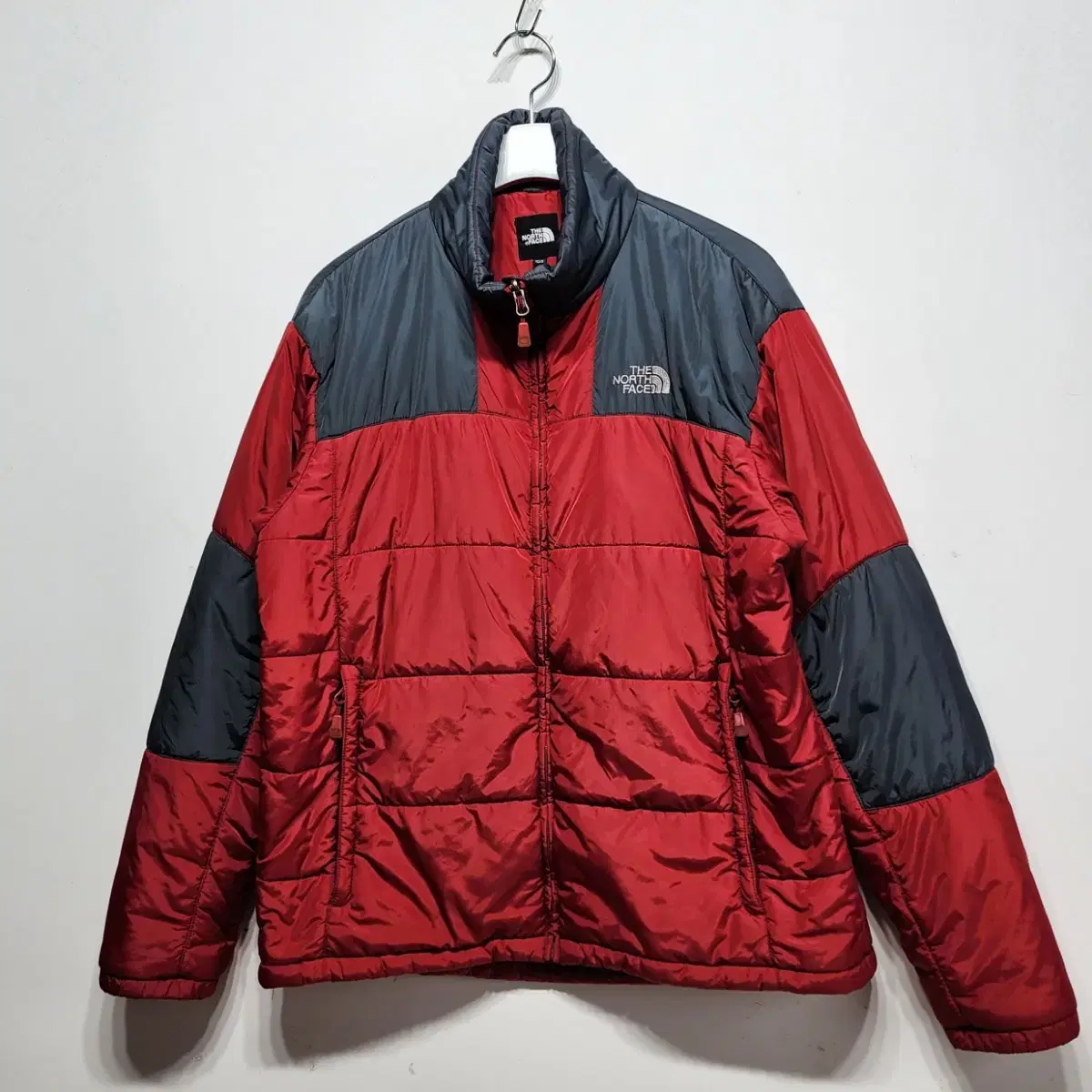 노스페이스 THE NORTH FACE 경량패딩 점퍼 자켓 레드XL